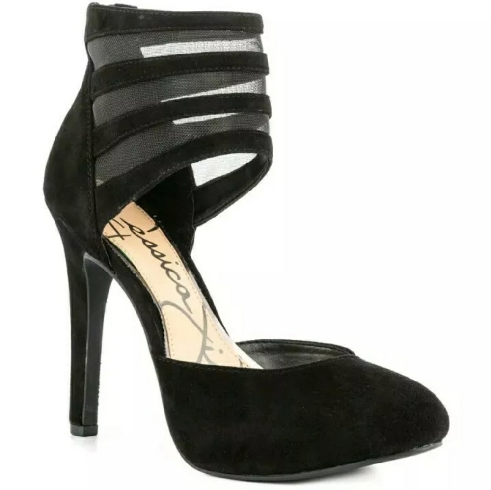 Jessica Simpson suede black heels